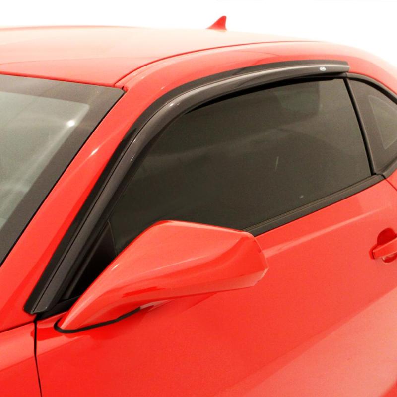 AVS 04-06 Chevy Malibu (Fronts Only) Ventvisor Outside Mount Window Deflectors 2pc - Smoke