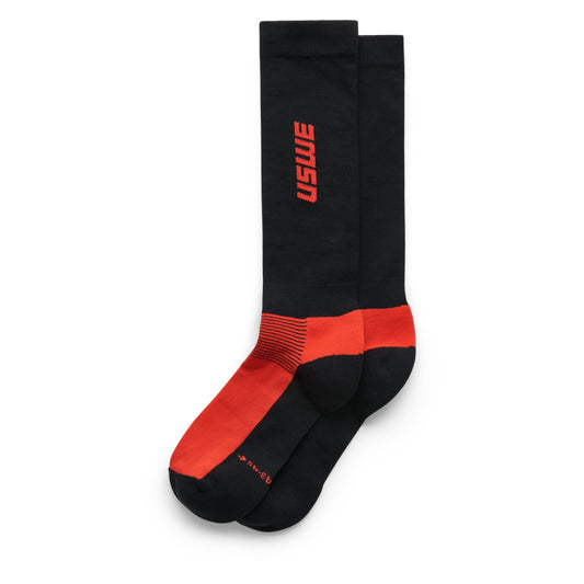 USWE Rapp Moto Sock Flame Red - Size 40/42