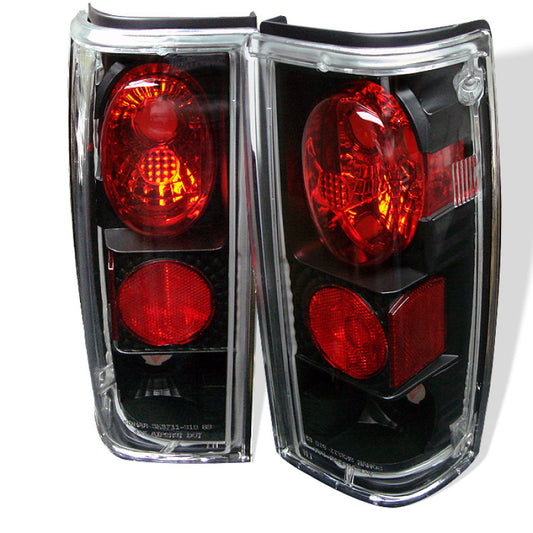 Spyder Chevy S10/S10 Blazer 82-93/GMC Jimmy 82-94 Euro Style Tail Lights Black ALT-YD-CS1082-BK