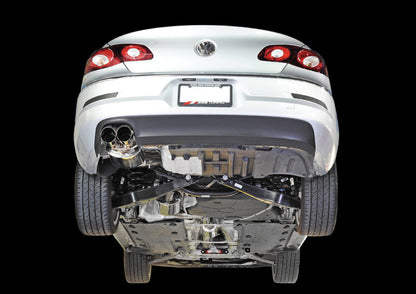 AWE Tuning VW CC 2.0T Touring Edition Performance Exhaust - Diamond Black Tips