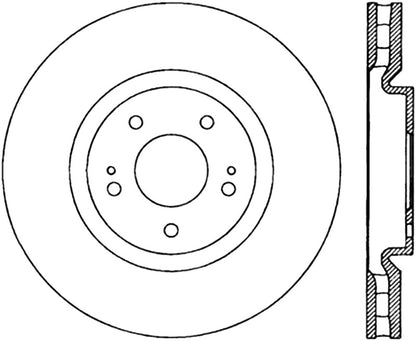 StopTech Slotted & Drilled Sport Brake Rotor