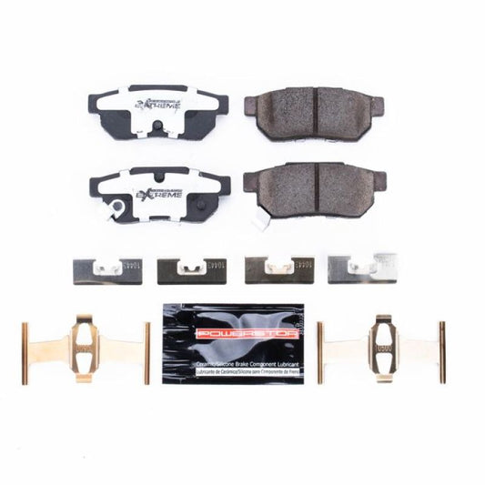 Power Stop 86-01 Acura Integra Rear Z26 Extreme Street Brake Pads w/Hardware