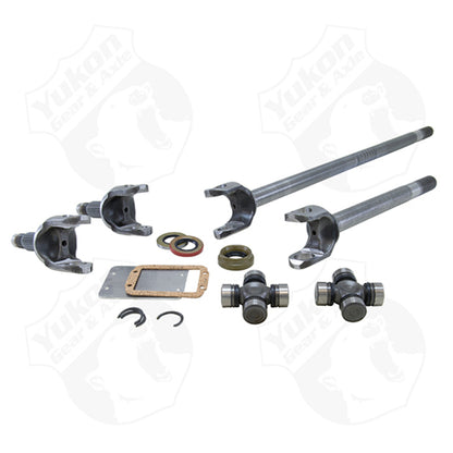 Yukon Gear Front 4340 Chrome-Moly Replacement Axle Kit For 79-87 GM 8.5in 1/2 Ton Truck and Blazer