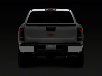 Raxiom 07-14 Chevrolet Silverado 1500 Axial Series LED Tail Lights- Blk Housing (Smoked Lens)