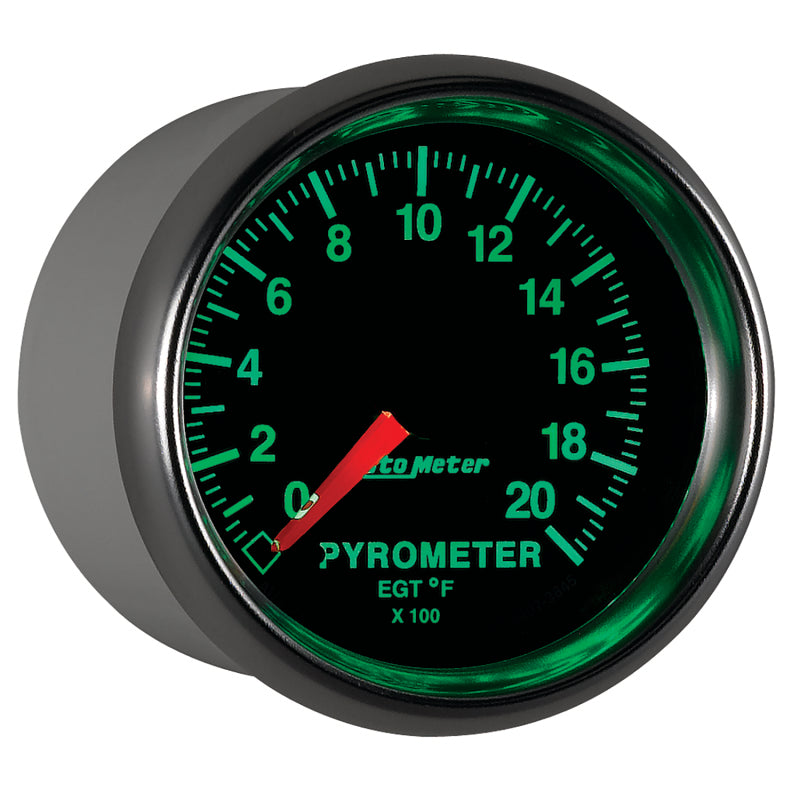 Autometer GS 0-2000 degree F Full Sweep Electronic Pyrometer Gauge