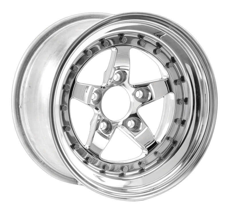 Weld Weldstar 15x8 / 5x4.5 BP / 5.5in. BS Polished Wheel - Non-Beadlock