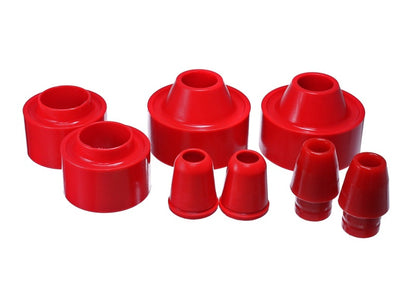 Energy Suspension 07-17 Jeep Wrangler (JK) Red Front & Rear Coil Spring Spacer 1-3/4in Lift Set