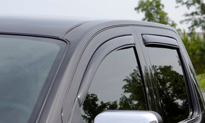 AVS 22-23 Toyota Tundra Ext. Cab/DC Ventvisor Front & Rear Window Deflectors 4pc - Smoke