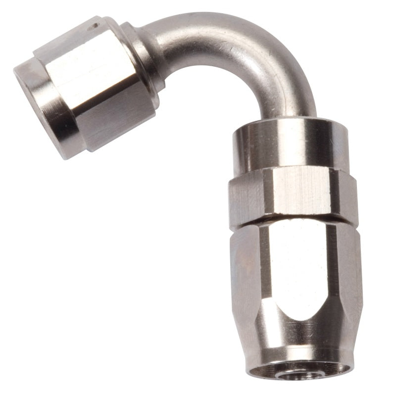 Russell Performance -6 AN Endura 120 Degree Full Flow Swivel Hose End (With 9/16in Radius)