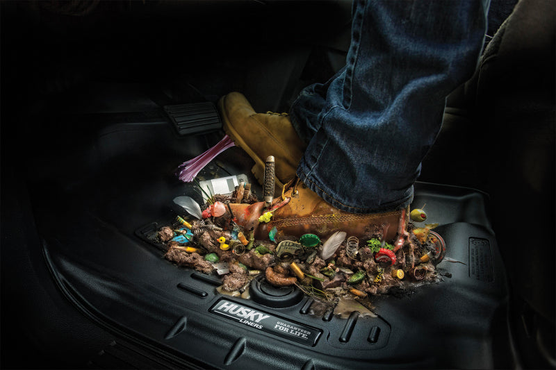 Husky Liners 2012 Toyota Tundra Double/CrewMax Cab WeatherBeater Combo Tan Floor Liners