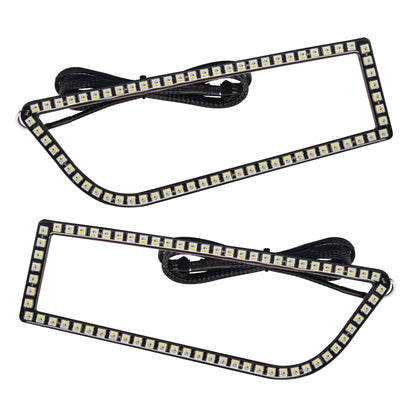 Oracle 1421 Polaris RZR 900/1000 Turbo Dynamic RGB+A Seq Turn Signal Headlight Halo Kit