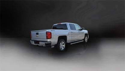 Corsa 14-19 GMC Sierra/Chevy Silv 1500 Reg. Cab/Long Bed 5.3L V8 Polished  Single Side CBExhaust