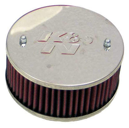 K&N Universal Custom Air Filter - Round 1.625in Flange / 1.625in ID / 2.75in Overall Height