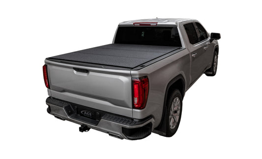 Access LOMAX Tri-Fold Cover 07-21 Toyota Tundra - 5ft 6in Bed (w/ Deck Rail) -  Black Diamond