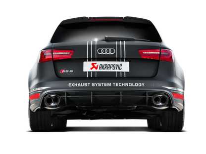 Akrapovic 14-17 Audi RS6 Avant (C7) Evolution Line Cat Back (Titanium) w/ Carbon Tips