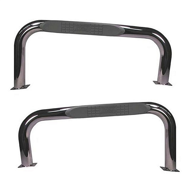 Rugged Ridge 3-In Round Tube Steps SS 97-06TJ