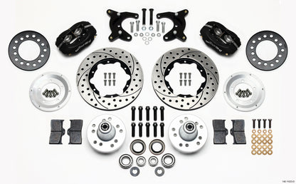 Wilwood Forged Dynalite Front Kit 11.00in Drilled 65-72 CDP A Body - 10in Drum