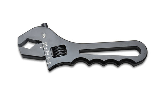 Vibrant - Adjustable AN Wrench; -4AN to -16AN; Anodized Black