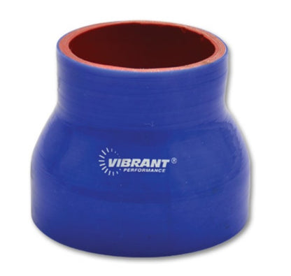 Vibrant - 4 Ply Reducer Coupler 3in ID x 2.5in ID x 4.5n Long - Blue