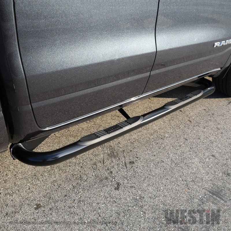 Westin 19-20 Ram 1500 Crew Cab E-Series 3 Nerf Step Bars - Black