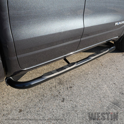 Westin 19-20 Ram 1500 Crew Cab E-Series 3 Nerf Step Bars - Black