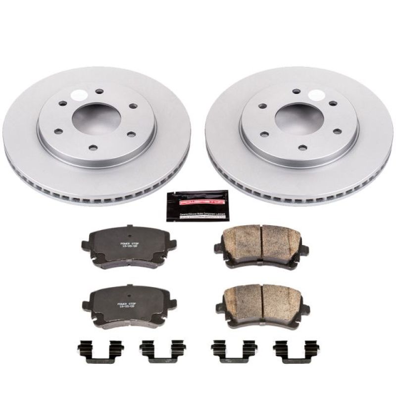 Power Stop 04-05 Infiniti QX56 Front Z17 Evolution Geomet Coated Brake Kit