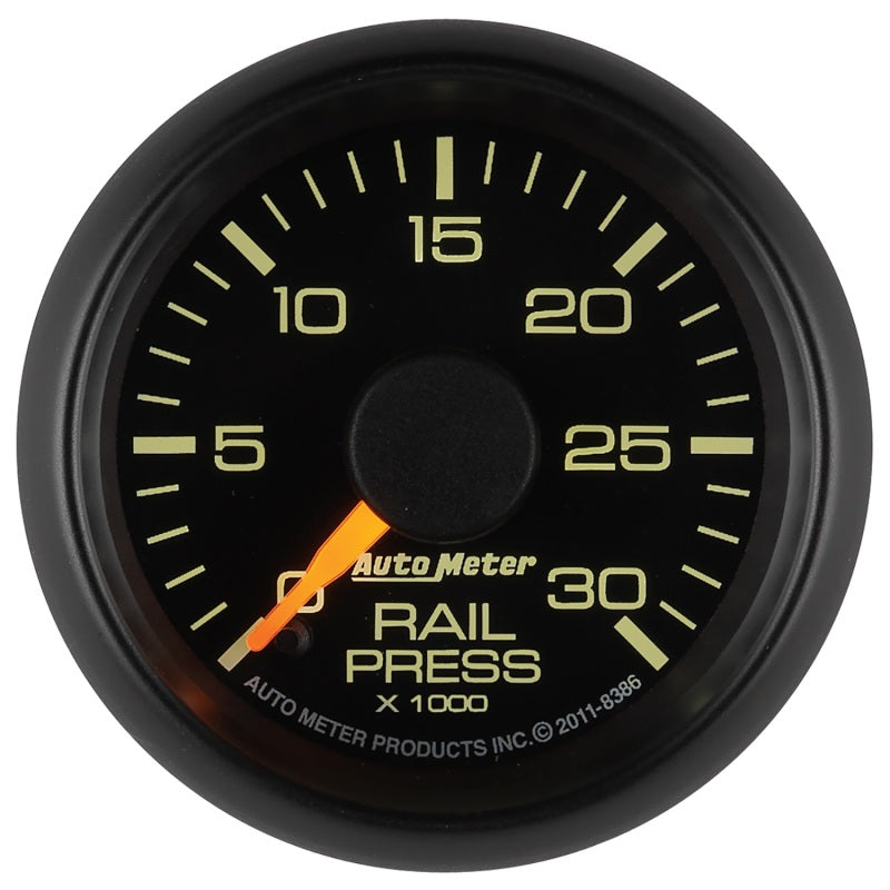 Autometer Factory Match 52.4mm Digital Stepper Motor 0-30,000 PSI Diesel Fuel Rail Pressure Gauge