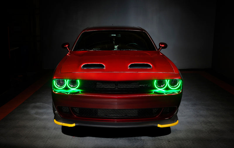 Oracle 15-21 Dodge Challenger Dynamic Surface Mount Headlight Halo Kit - - Dynamic