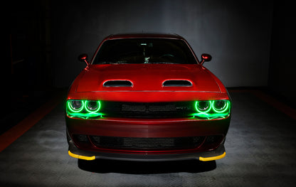 Oracle 15-21 Dodge Challenger Dynamic Surface Mount Headlight Halo Kit - - Dynamic