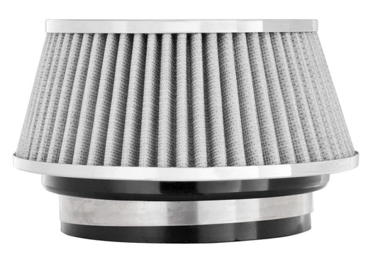 Spectre Adjustable Conical Air Filter 2-1/2in. Tall (Fits 3in. / 3-1/2in. / 4in. Tubes) - White
