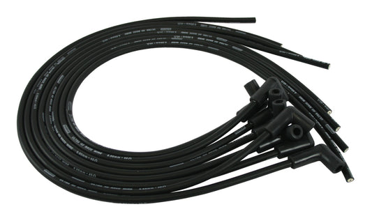 Moroso Universal Ignition Wire Set - Ultra 40 - Unsleeved - 90 Degree - Black