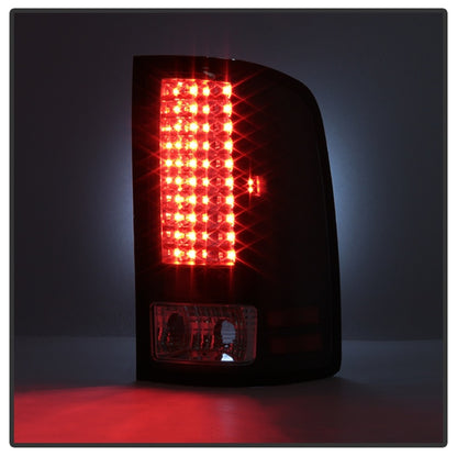 Spyder GMC Sierra 07-13 (Not fit 3500 Dually 4 Rear Wheels)LED Tail Lights Black ALT-YD-GS07-LED-BK