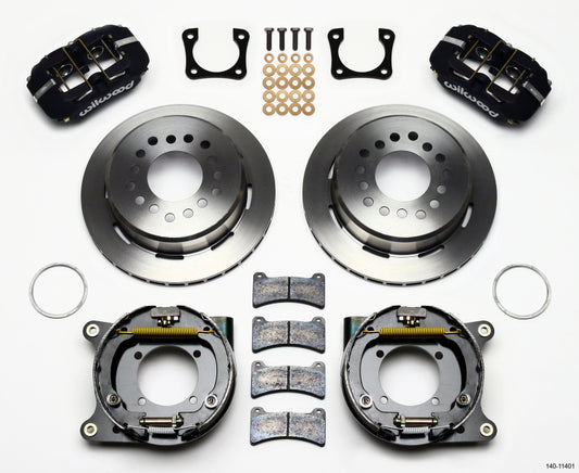 Wilwood Dynapro Low-Profile 11.00in P-Brake Kit Chevy 12 Bolt Spcl 2.81in Offset