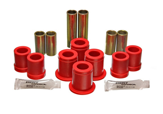 Energy Suspension 1980-86 Nissan 720 Truck 2WD/4WD Red Front Control Arm Bushing Set
