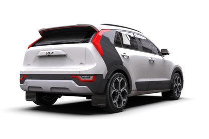 Rally Armor 23-25 Kia Niro SG2 Black UR Mud Flap White Logo
