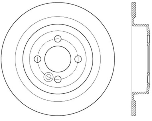 StopTech Drilled Sport Brake Rotor