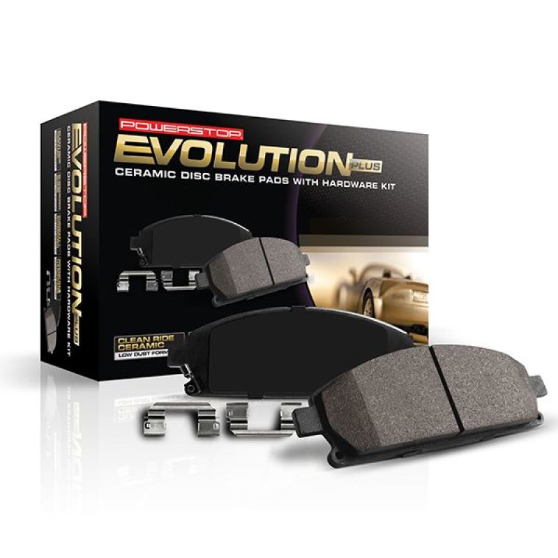 Power Stop 21-22 Toyota Camry Front Z17 Evo Ceramic Brake Pads w/Hardware