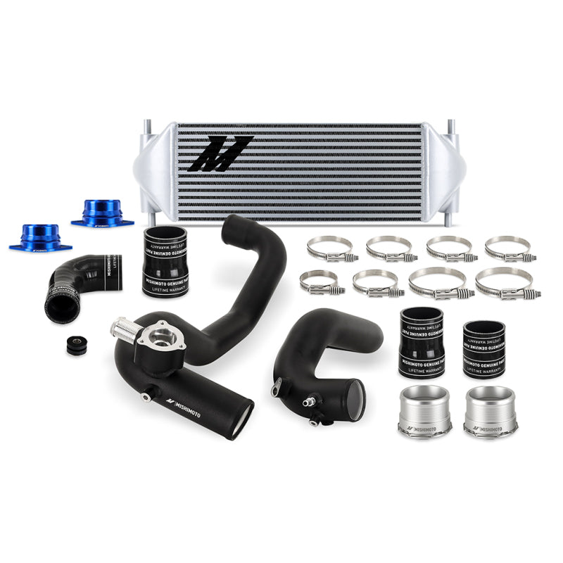 Mishimoto 2021+ Ford Bronco 2.3L Intercooler Kit - Black Pipes/Silver Core