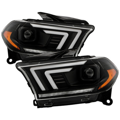 Spyder 11-13 Dodge Durango (HID Model Only) Projector Headlights - Black PRO-YD-DDU11HIDSI-BK