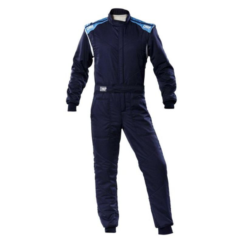 OMP First-S Overall Navy Blue/Cyan - Size 60 (Fia 8856-2018)