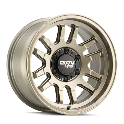 Dirty Life 9310 Canyon 17x9 / 5x139.7 BP / 0mm Offset / 108.1mm Hub Satin Gold Wheel