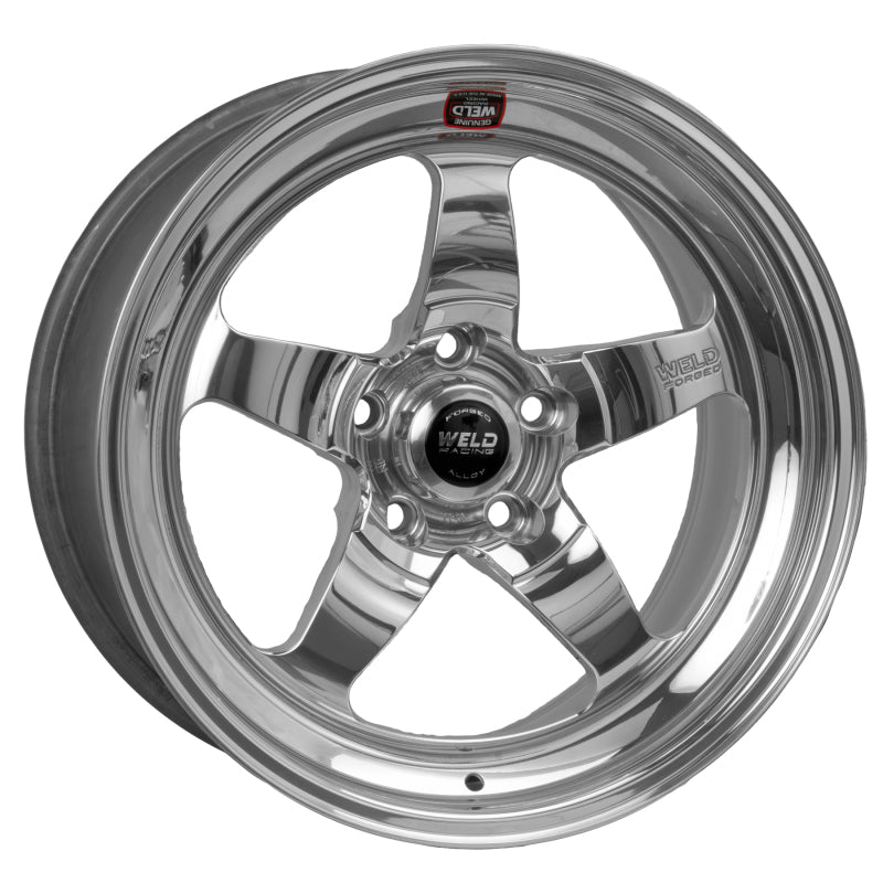 Weld S71 17x4.5 / 5x4.5 BP / 2.2in. BS Polished Wheel (Medium Pad) - Non-Beadlock