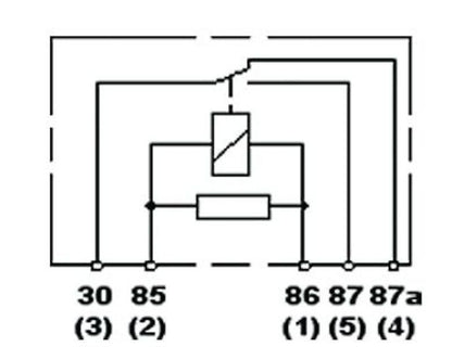 Hella Relay Mini Iso 5 Pole 24V Spdt Res Bkt