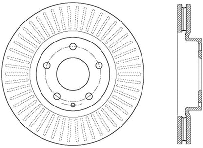 StopTech Performance Front Right Brake Rotor