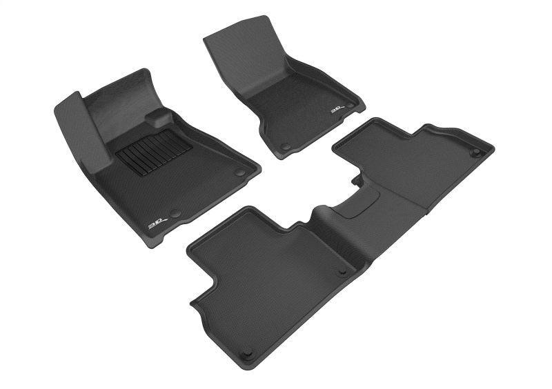 3D MAXpider 17-18 Maserati Levante Kagu Floor Mat- Black R1 R2