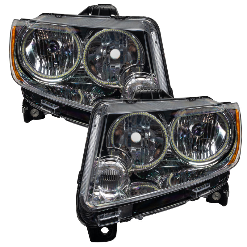 Oracle 11-13 Jeep Grand Cherokee SMD HL (Non-HID) - Chrome - ColorSHIFT w/o Controller SEE WARRANTY