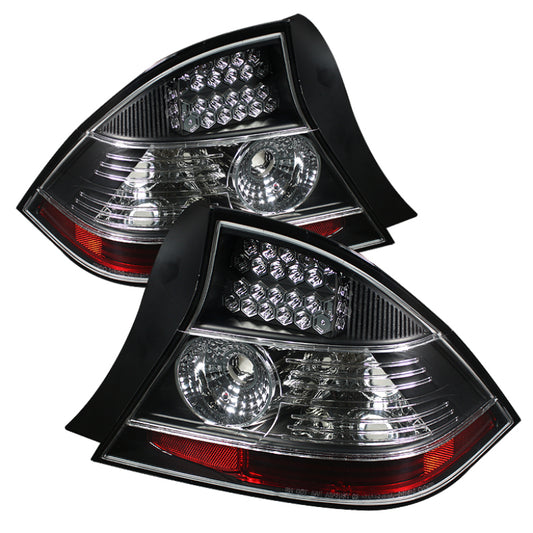 Spyder Honda Civic 04-05 2Dr LED Tail Lights Black ALT-YD-HC04-2D-LED-BK