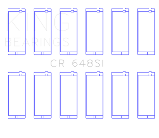 King Jeep 232CI/242CI/248CI / Rambler 232CI (Size .010) Connecting Rod Bearing Set