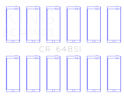 King Jeep 232CI/242CI/248CI / Rambler 232CI (Size .040) Connecting Rod Bearing Set