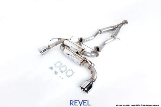 Revel Medallion Touring-S Catback Exhaust - Dual Muffler 09-12 Nissan 370Z
